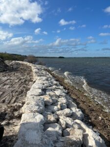 Rockseawall and riprap